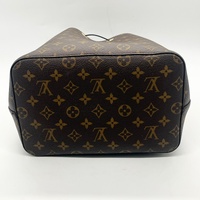Louis Vuitton NeoNoe M44020 Monogram Bucket Bag Brown Black Crossbody