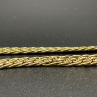 Ladies 9ct Yellow Gold Byzantine Link Necklace