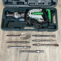Hitachi H65SB2 Demolition Jack Hammer in Trolley Hard Case with Bits