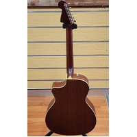 Fender Newporter Player Acoustic Electric Guitar Surf Green 20 Fret