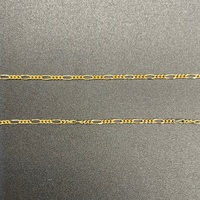 Unisex 9ct Yellow Gold Figaro Link Necklace