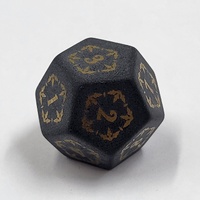 Unbranded 7-Piece Role-Playing Game Die Set With crystal shaped Pendant Pre-owned