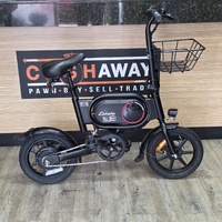 Estate Electric Folding E-Bike EST-EFLDBIKE14 with Kickstand and Basket