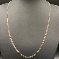 Unisex 9ct Yellow Gold Figaro Link Necklace