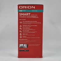 Orion DC61HA Smart Wireless Video Doorbell 2K Night Vision Motion Alerts