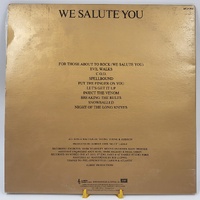 AC/DC For Those About To Rock LP 1981 Albert AU Gatefold Embossed