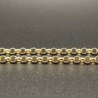 Ladies 9ct Yellow Gold Belcher Link Necklace