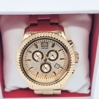 Marc Ecko E22531G1 Mens Chronograph Gold Watch Masterpiece Bling Studded