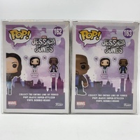Funko Pop! Marvel Jessica Jones and Luke Cage #162 #163 Vinyl Figure Full Set