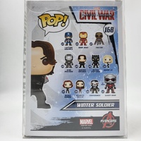 Funko Pop! Marvel Captain America Civil War Winter Soldier #168 Vinyl Bobblehead