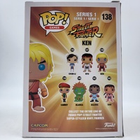 Funko Pop! Games Street Fighter Ken Collectible Vinyl Figure #138