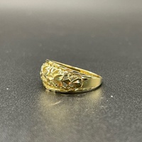 Ladies 10ct Yellow Gold Filigree Ring