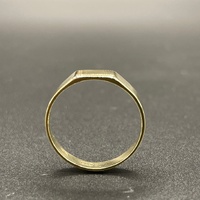 Mens 9ct Yellow Gold Signet Ring