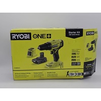 Ryobi 18V ONE+ Drill Driver Starter Kit with 1.5Ah Battery and Charger R18DD215