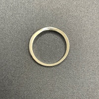 Ladies 18ct White Gold Natural Diamond Band Ring