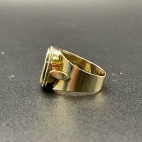 Ladies 9ct Yellow Gold Opal Stone Ring