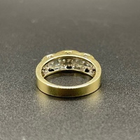 Ladies 18ct Yellow Gold Natural Diamond Cluster Ring