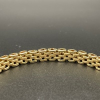 Ladies 9ct Yellow Gold Gate Link Bracelet