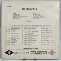The Sensational Ink Spots Vinyl Record W&G Records Classic LP