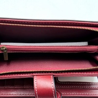 Luis Santini Women's Wallet Bifold Leather Card Holder Coin Pocket Compact Purse