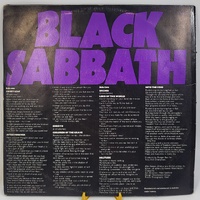 Black Sabbath Master Of Reality 1971 AUS Vertigo White Label Black Text LP