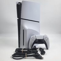 Sony PlayStation 5 Slim Disc Edition 1TB Console CFI-2002 White with Controller