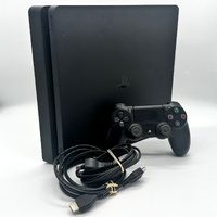Sony PlayStation 4 Slim 500GB Console CUH-2202B Black with Controller and Leads