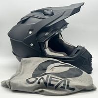 O'Neal Sierra II Motocross Helmet Black Size XS 54cm with Dust Cover