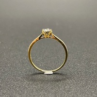Ladies 18ct Yellow Gold Natural Diamond Ring