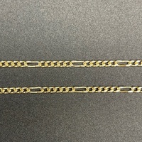Unisex 14ct Yellow Gold Figaro Link Necklace