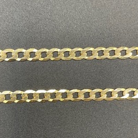 Unisex 9ct Yellow Gold Curb Link Necklace