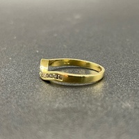 Ladies 18ct Yellow Gold Natural Diamond Enhancer Ring