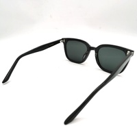 Gentle Monster By Row Ladies Sunglasses Black Grey Square Frame UV