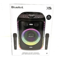 BlueAnt X5i 120 Watt Portable Party Speaker with Two Wireless Microphones