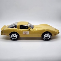 Jim Beam 1978 Yellow Corvette Vintage 1984 Whiskey Decanter