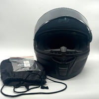 RJays FF910SV Denominator III Twin Visor Full Face Helmet Matte Black Size L