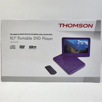 Thomson 10.1 Inch Portable DVD Player USB AV Out Multi Format