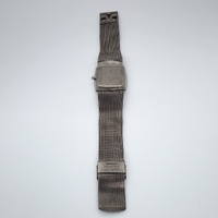 Skagen Denmark 396LTTW Vintage Rectangular Mesh Band Quartz Watch