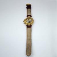 Stauer DS14685 Mens 27 Jewels Moon Phase Automatic Watch Gold 39mm