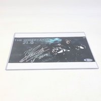 Beckett 2019 The Undertaker 21-0 Signed WWE Photo COA Authentic