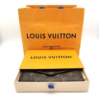 Louis Vuitton Sarah Wallet Monogram Coquelicot Lining with Dust Cover