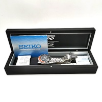 Seiko 5 Sports Supercars Limited Edition Automatic Mens Watch Black Dial