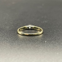 Ladies 10ct Yellow Gold Diamond Ring