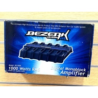 Bezerk US-Audio BZ1000 1000W RMS Monoblock Car Amplifier Bass Boost