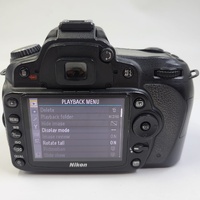 Nikon D90 12.3MP DSLR Camera Body Low Shutter 7668 with Batteries Charger Strap