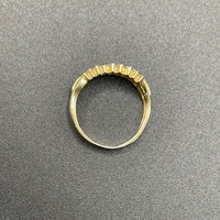 Ladies 18ct Yellow Gold Cubic Zirconia Ring