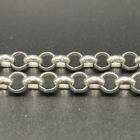 Ladies 925 Sterling Silver Belcher Link Necklace