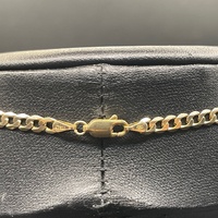 Unisex 9ct Yellow Gold Curb Link Necklace
