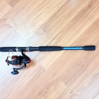 Toughstik Force Ten 8ft Spinning Rod and Penn Ambush 4000 Reel Combo