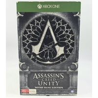 Assassins Creed Unity Notre Dame Edition Statue Art Book Set No Game